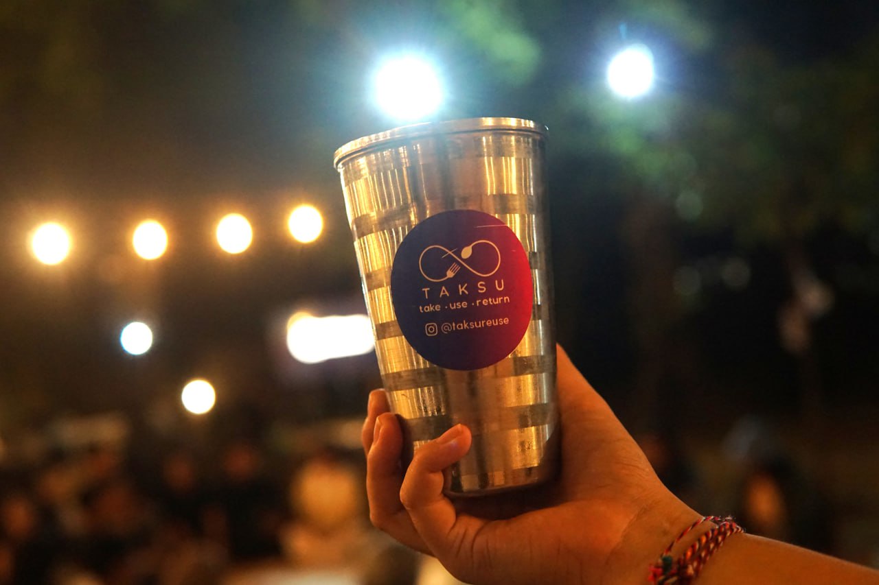 TAKSU Reuse di AJW 2025: Solusi Cerdas Kurangi Sampah Plastik Sekali Pakai